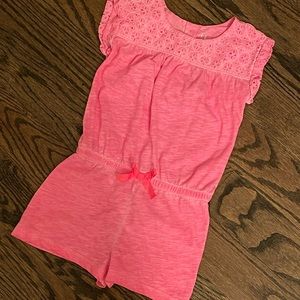 2T Little Girl Pink Romper
